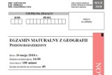 Matura 2018 geografia, poziom rozszerzony - arkusze CKE, odpowiedzi. Matura z geografii rozszerzenie 14.05.2018