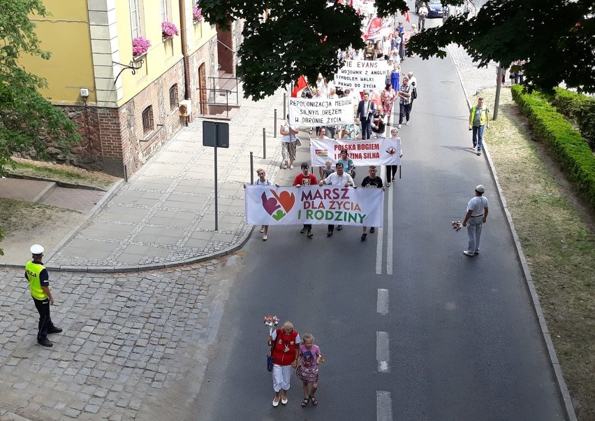 Marsz życia i rodziny w Stargardzie.