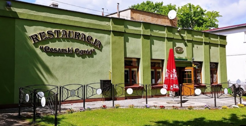 Restauracja Cesarski Ogród przy ul. Skarbowej w Żaganiu...
