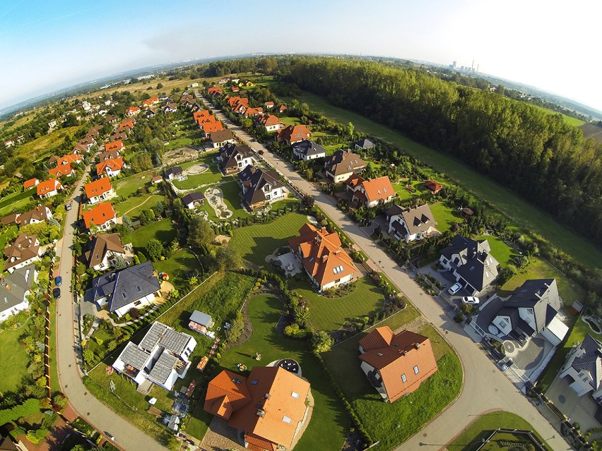 Osiedle domów jednorodzinnych w Malinowicach - gmina Psary.