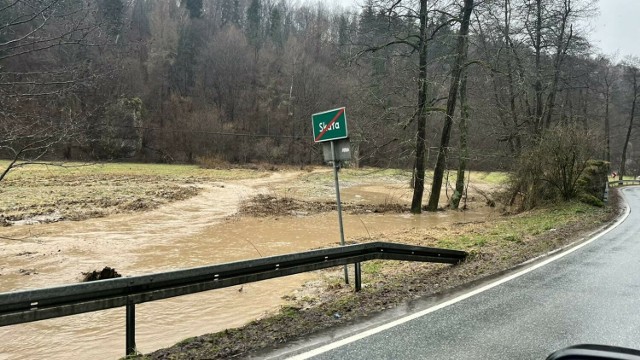 Ojców - Wysoki poziom wód