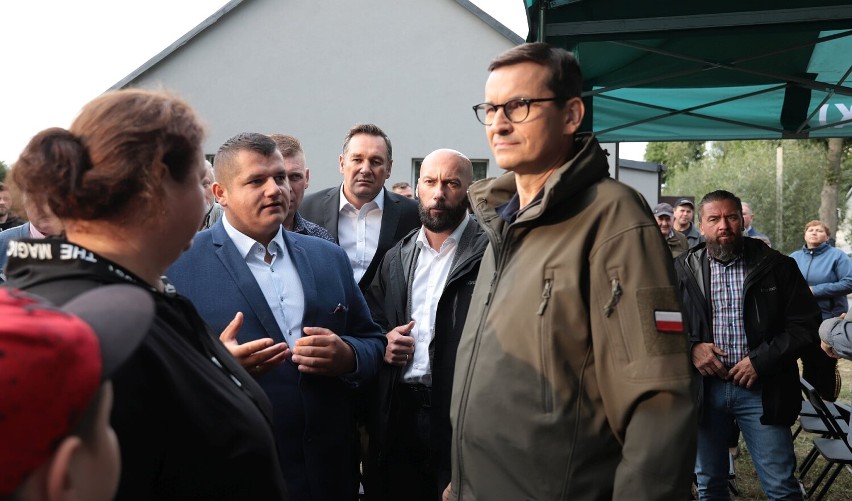 W Saczkowcach premier Mateusz Morawiecki spotkał się z samorządowcami i sołtysami z powiatu