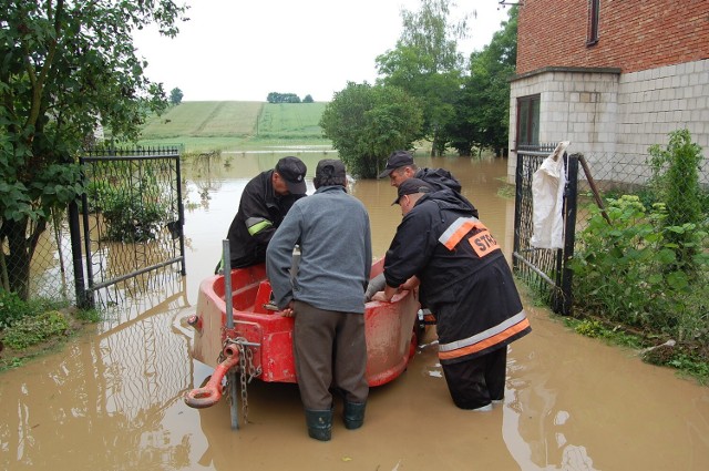 Powódź w gminie Trzyciąż - 2013 rok