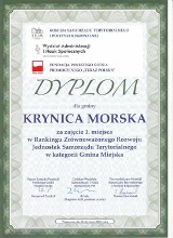 W rankingu Fundacji Polskiego Godła Promocyjnego Krynica Morska zdobyła I miejsce.