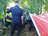 Wypadek pod Ostrorogiem - nie żyje kierowca