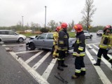 Wypadek Nowy Sącz. Zderzenie dwóch aut na al. Piłsudskiego