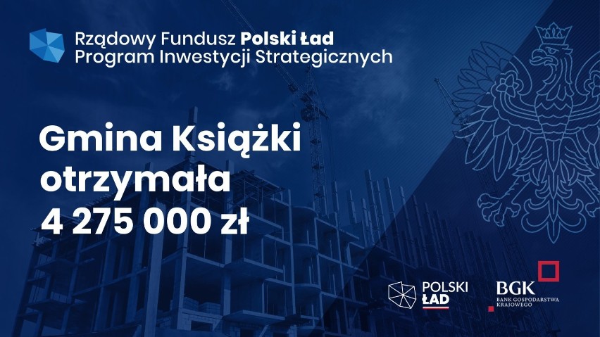 Gmina Książki: 4275000 zł. To dotacja na budowę budynku...