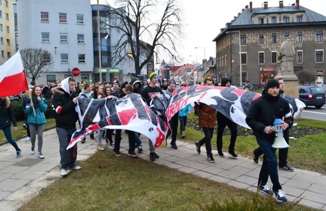 Marsz Pamięci Żołnierzy Wyklętych w Bielsku-Białej