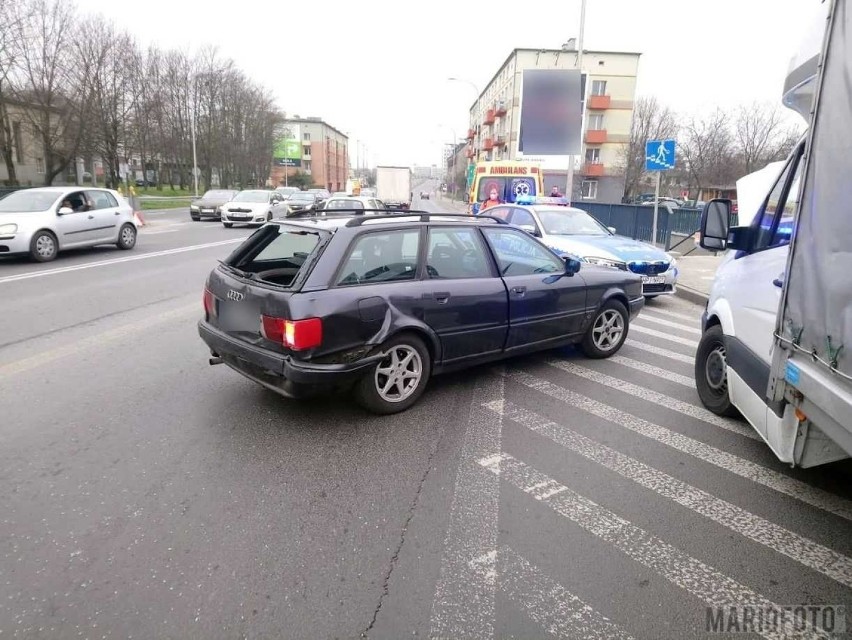 Kolizja w Opolu.