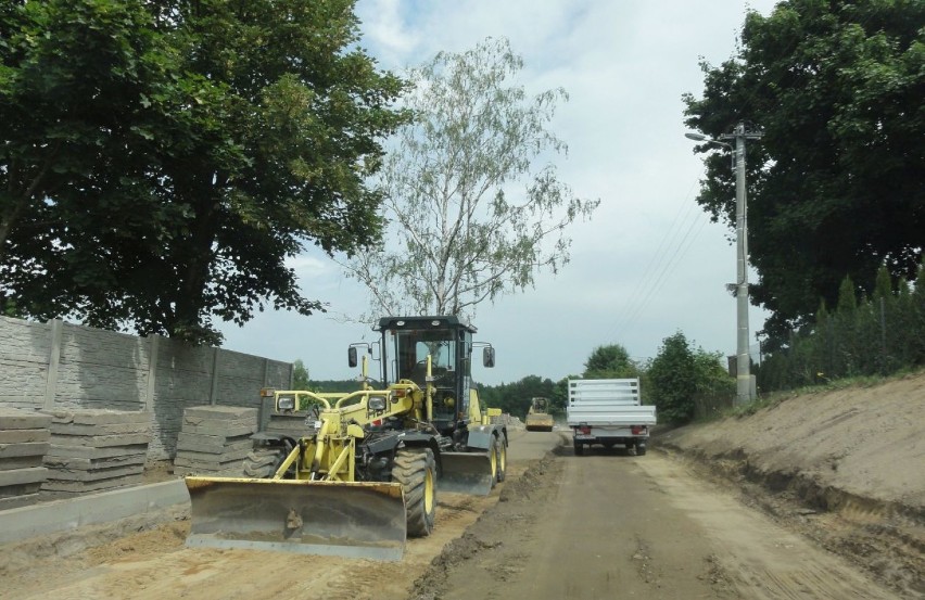 Budowa drogi powiatowej w Sulminie  2018