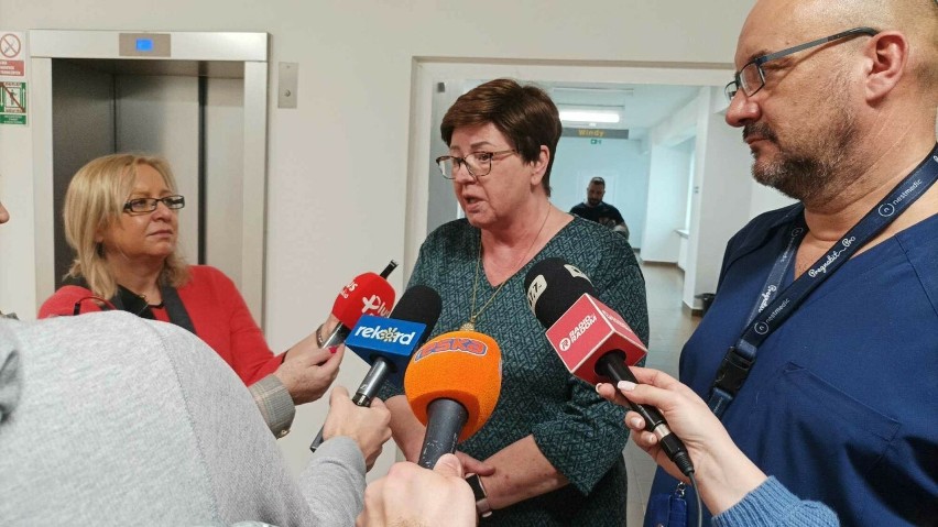 Prezenty dla Juliana, pierwszego radomianina urodzonego w 2024 roku. W szpitalu odwiedziła go wiceprezydent Marta Michalska - Wilk