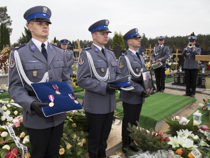 Pogrzeb zastępcy komendanta Stołecznego Policji w...