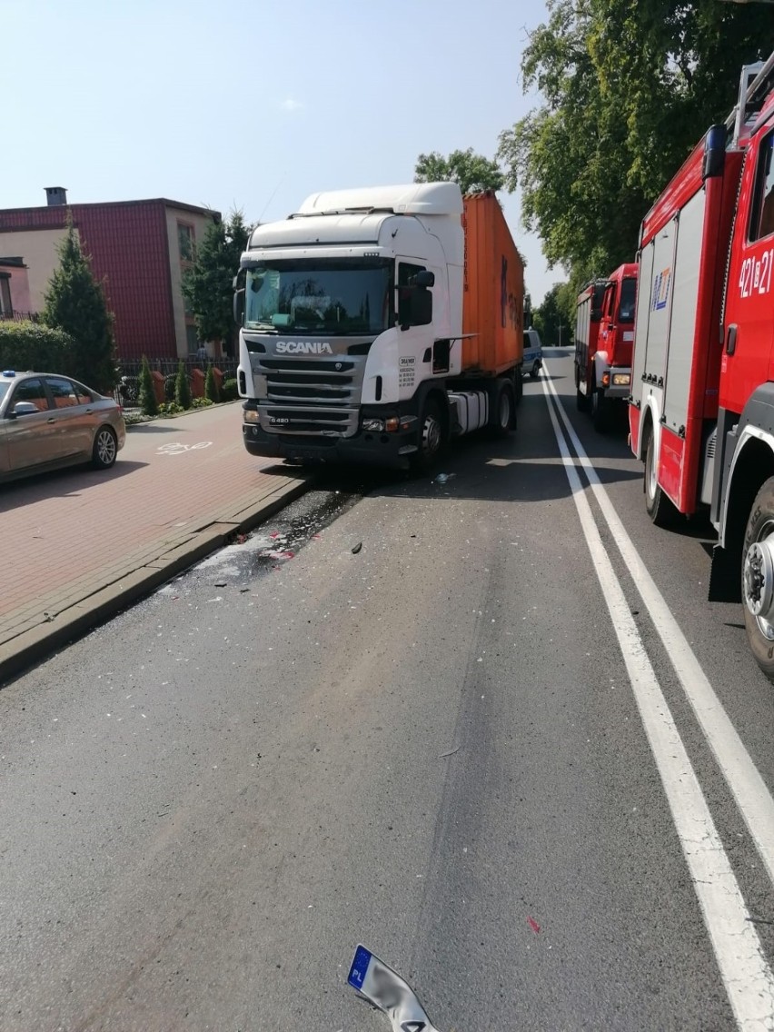 Człuchów. Wypadek na odcinku drogi Chojnice - Jastrowie.