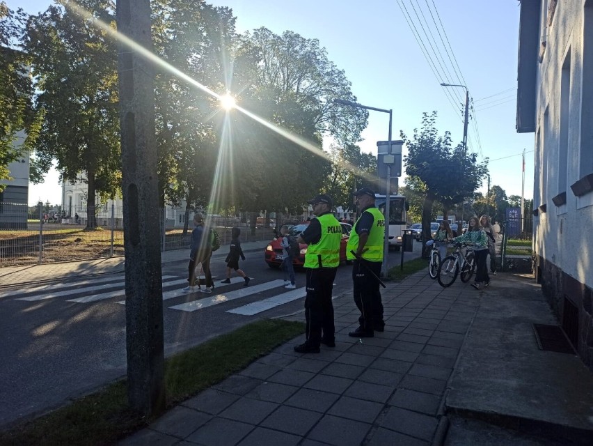 Akcja policji przed szkołami w powiecie żnińskim