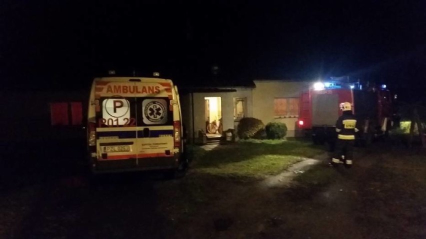 Strażacy z OSP Lotyń wyjechali do pożaru mieszkania w...