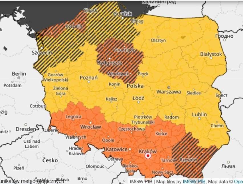 IMGW utrzymuje ostrzeżenia: w Małopolsce nadal będzie mocno wiało! Prognoza pogody na piątek