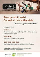 Pokazy sztuki walki capoeira i tańca maculele w Galerii Bronowice