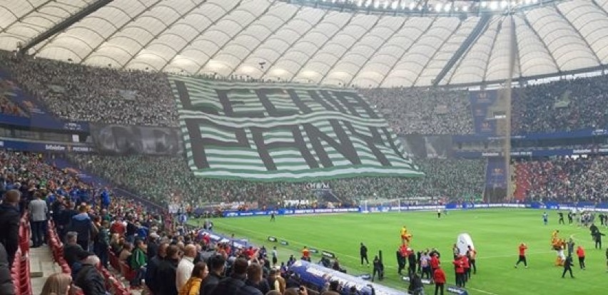 Finał Pucharu Polski. Kibice Lechii Gdańsk na Stadionie Narodowym  