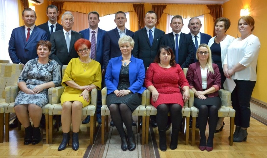 Obrady pierwszej sesji Rady Gminy Wielgie w obecnej kadencji...