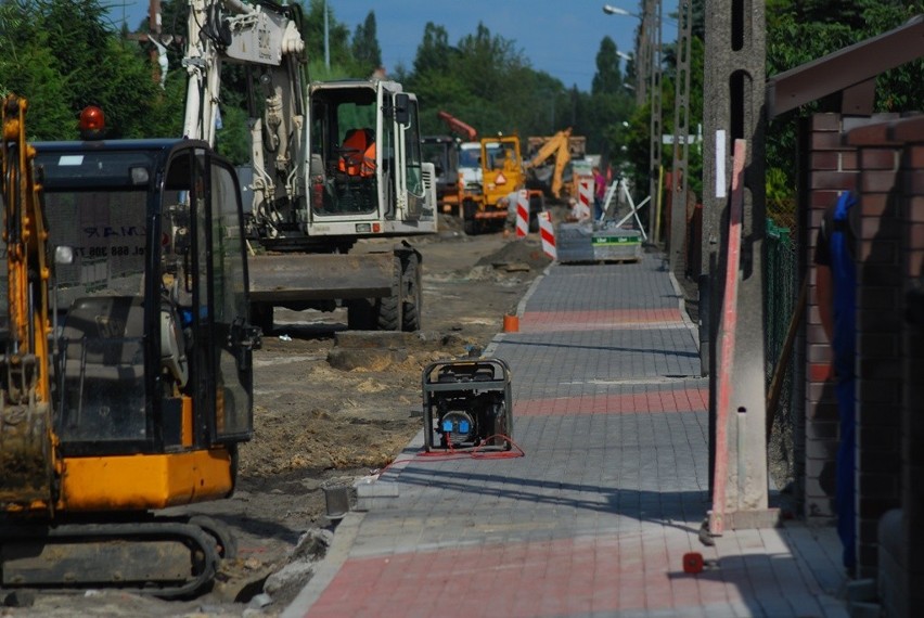 Trwa remont ulicy Ługi w Jarocinie