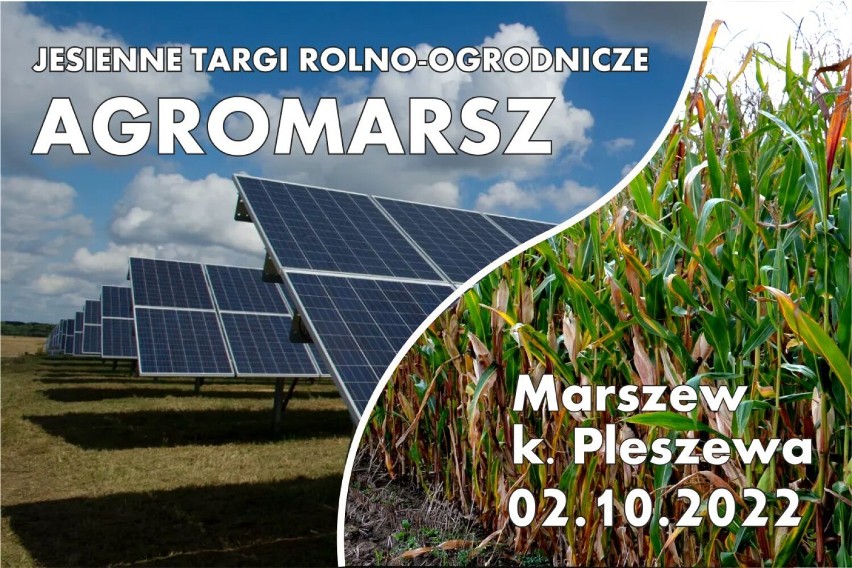 Jesienne Targi Rolno-Ogrodnicze Agromarsz 2022 odbędą się 2 października