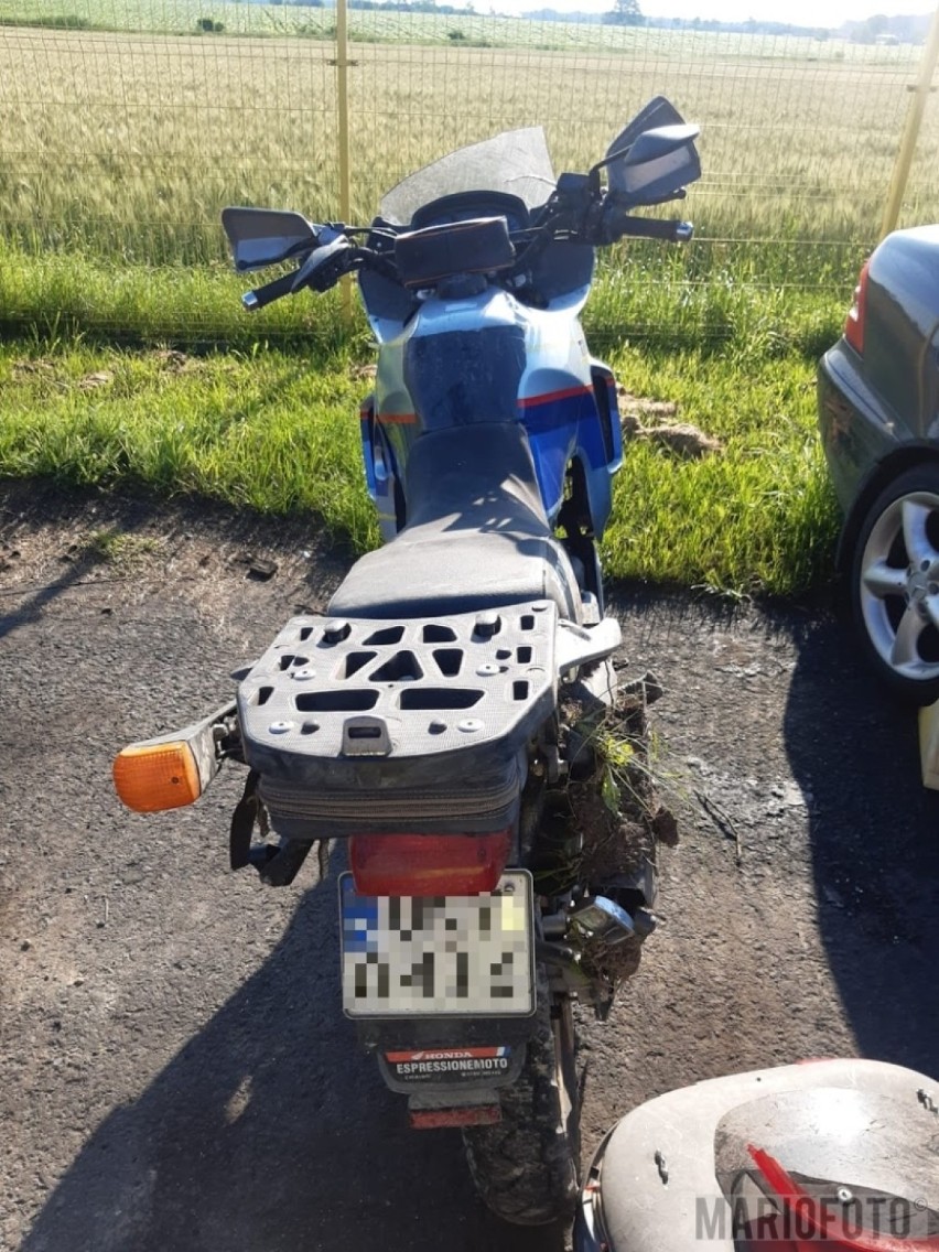 Wypadek motocykla w Iławie pod Nysą. Zginęła jedna osoba, druga jest w ciężkim stanie