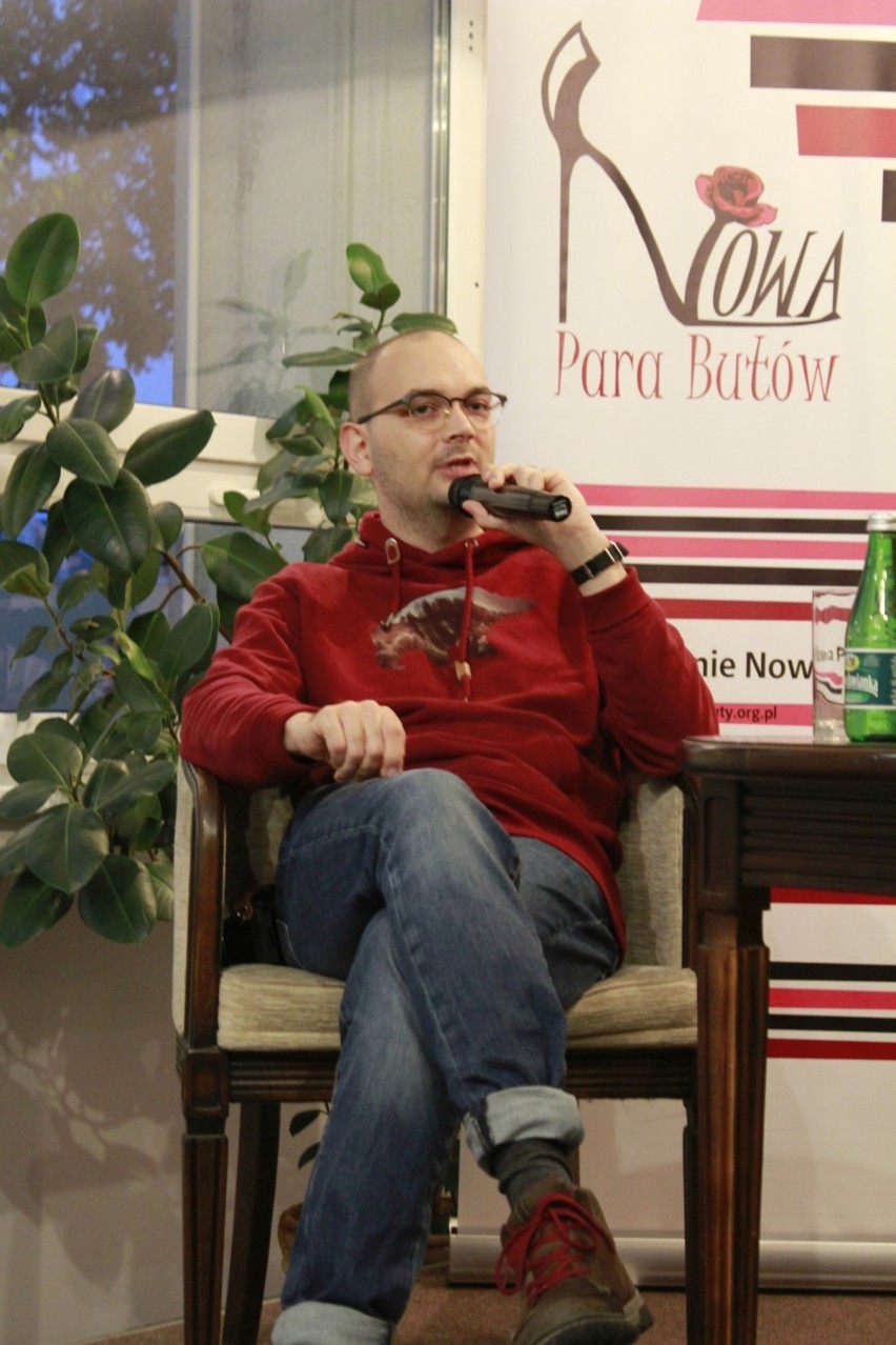 Filip Springer w Inowrocławiu spotkał się z czytelnikami 