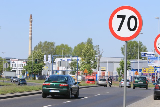 Zwiększona prędkość na ulicy Skłodowskiej-Curie dotyczy tylko odcinka między Równinną a Olsztyńską