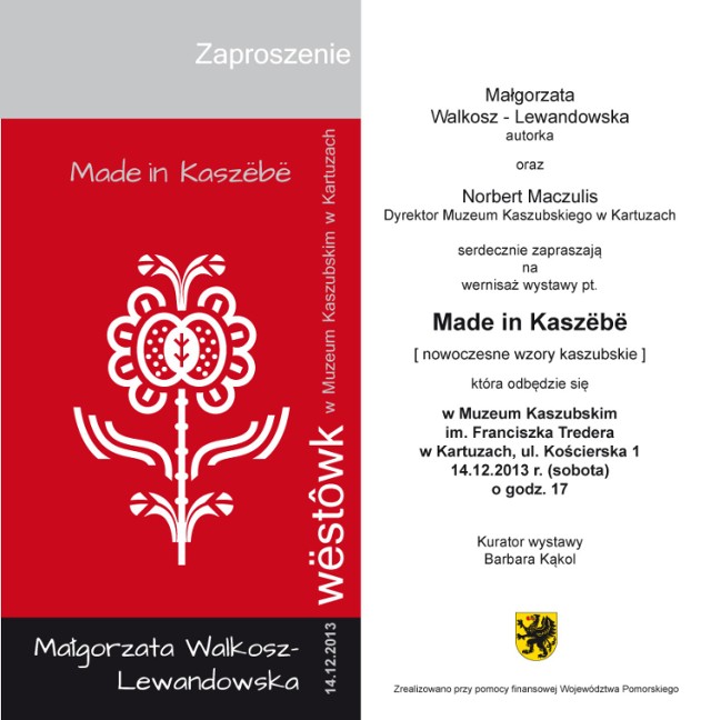 Made in Kaszebe - wystawa nowoczesnego wzornictwa kaszubskiego