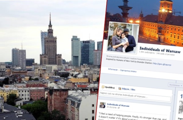 Projekt Individuals of Warsaw na Facebooku