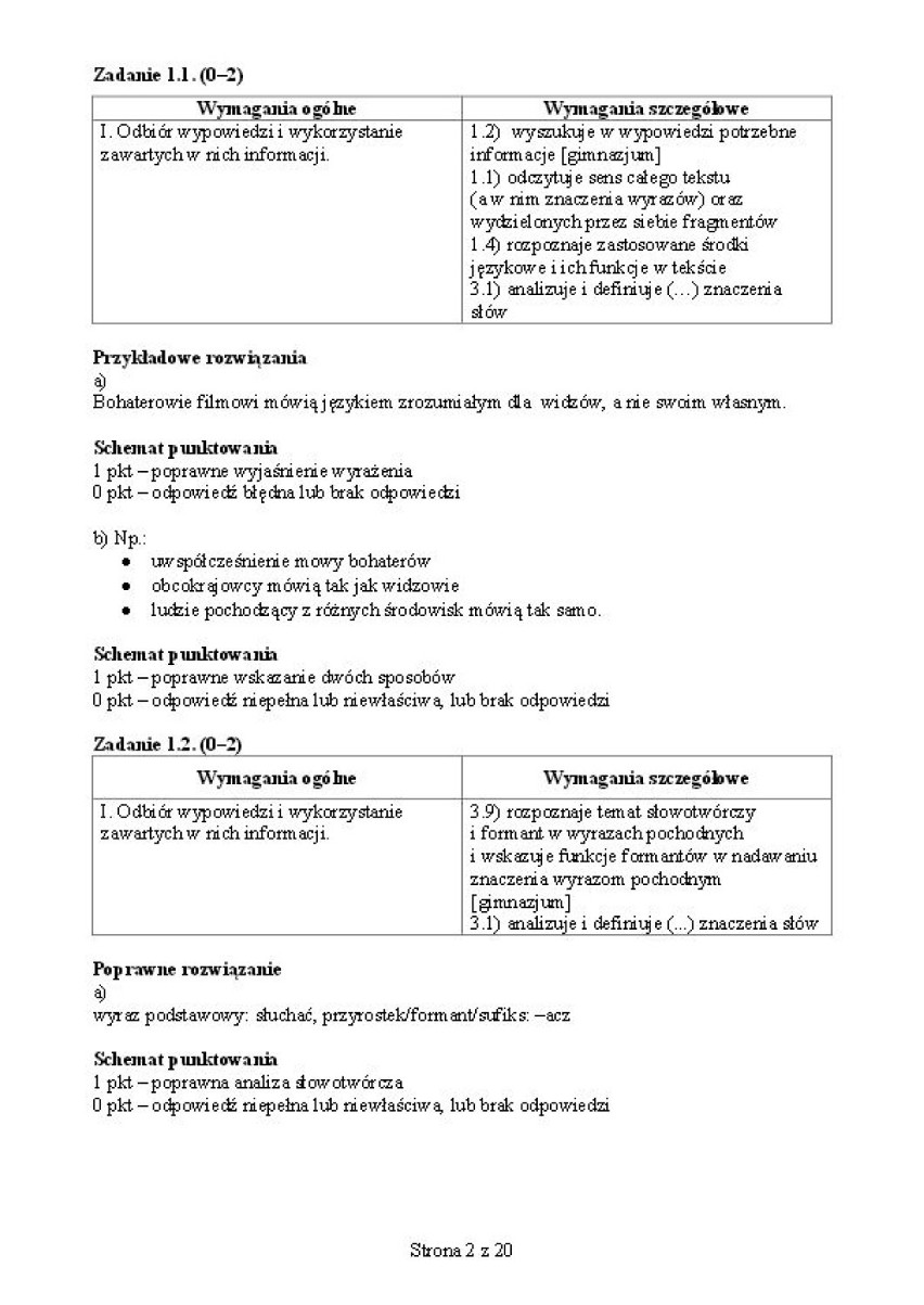Próbna Matura Chemia 2014 Cke Odpowiedzi