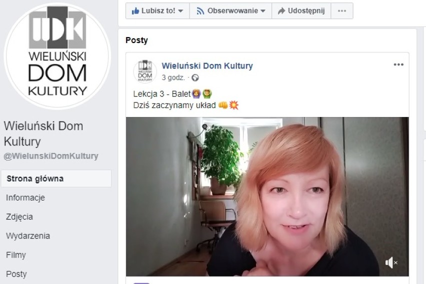 Wieluński Dom Kultury działa on-line. Zobaczcie co oferuje WDK [FOTO, WIDEO]