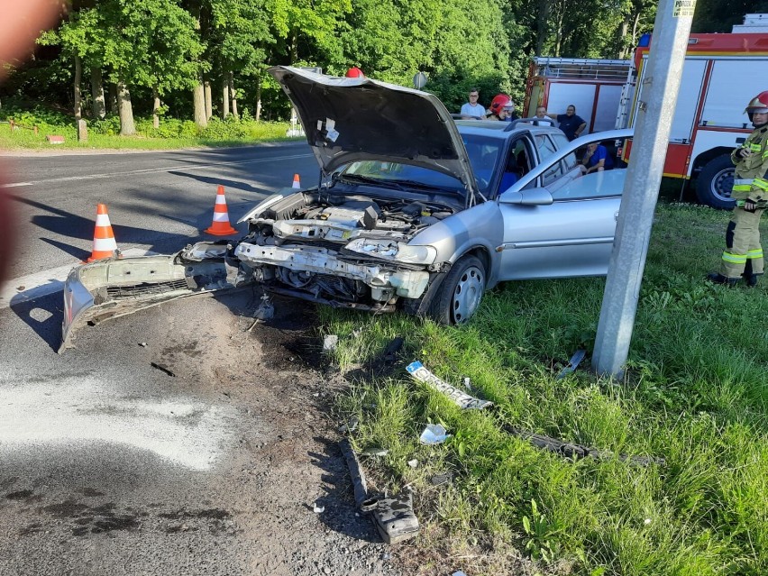 Wypadek z udziałem czterech pojazdów w Mełnie w powiecie...