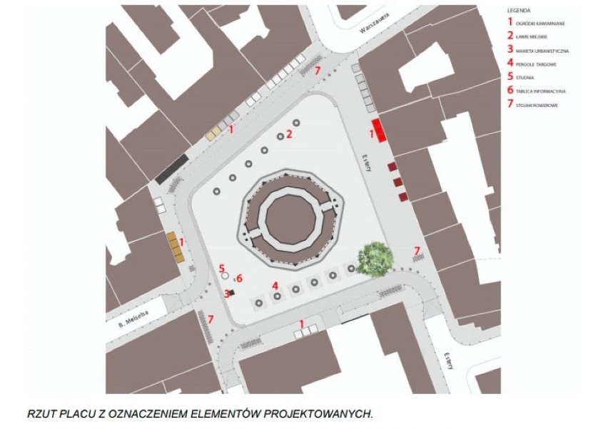 Kraków. Nowe porządki i ograniczenia ruchu na placu Nowym. Zasadzą tylko jedno samotne drzewo, jako symbol przemian [WIZUALIZACJE]