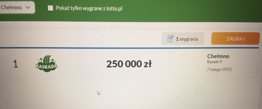 Największe wygrane w Chełmnie w grach losowych Lotto -...