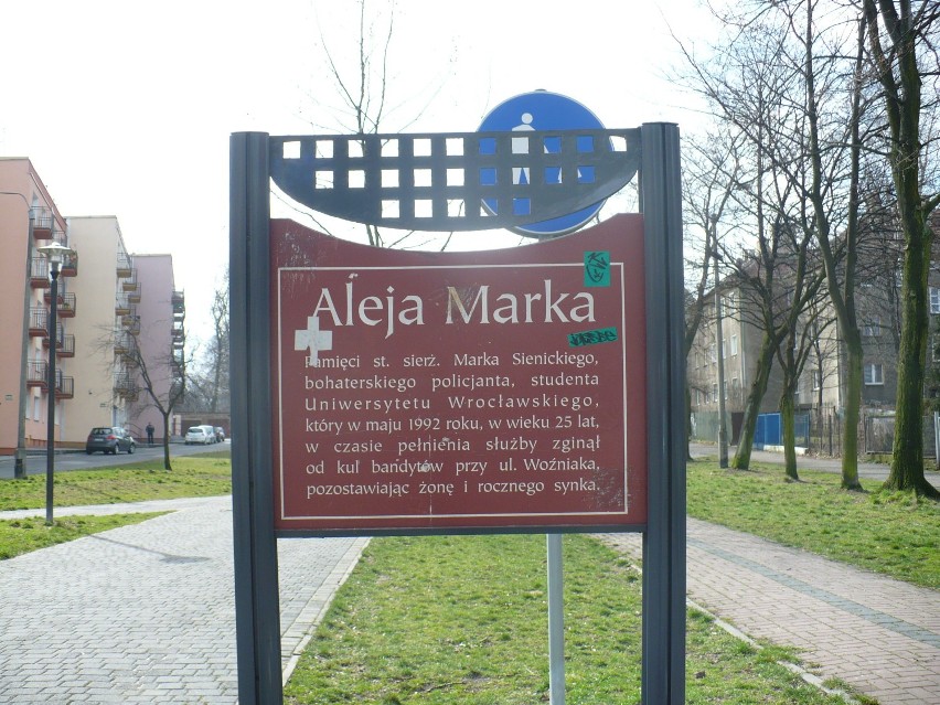 Bytom aleja Marka widok - marzec 2014