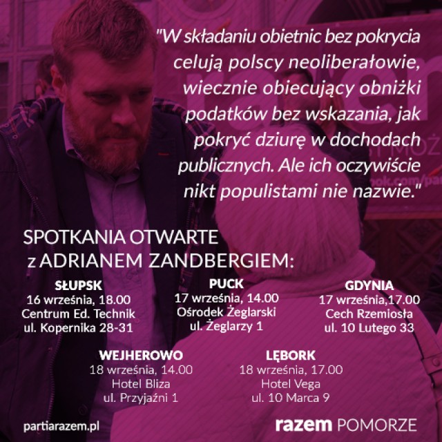 Spotkanie z Adrianem Zandbergiem