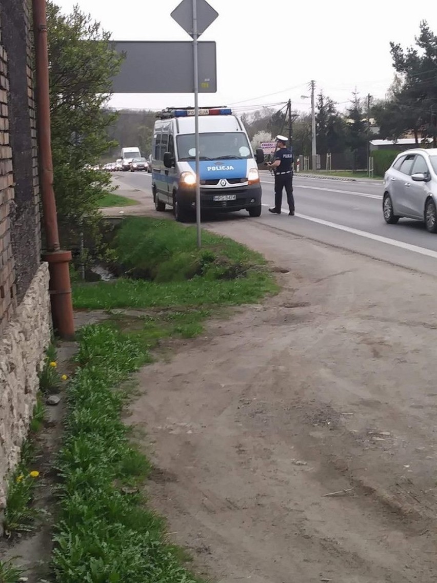 Wypadek w Giebułtowie, utrudnienia w ruchu na trasie Kraków-Olkusz 