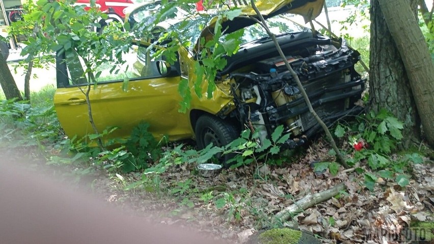 Dwa samochody zderzyły się na dk46 w Schodni pod Opolem.