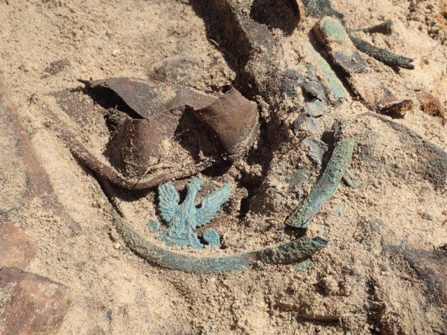 Nieopodal Pszczewa archeolodzy ze Stowarzyszenie Pomost odnaleźli szczątki dwóch żołnierzy - Polaka i Niemca