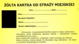 Żółta kartka zamiast mandatu od Straży Miejskiej we Włocławku
