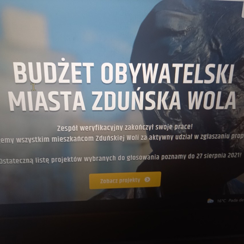 Budżet Obywatelski Zduńskiej Woli 2022. Projekty mieszkańców...