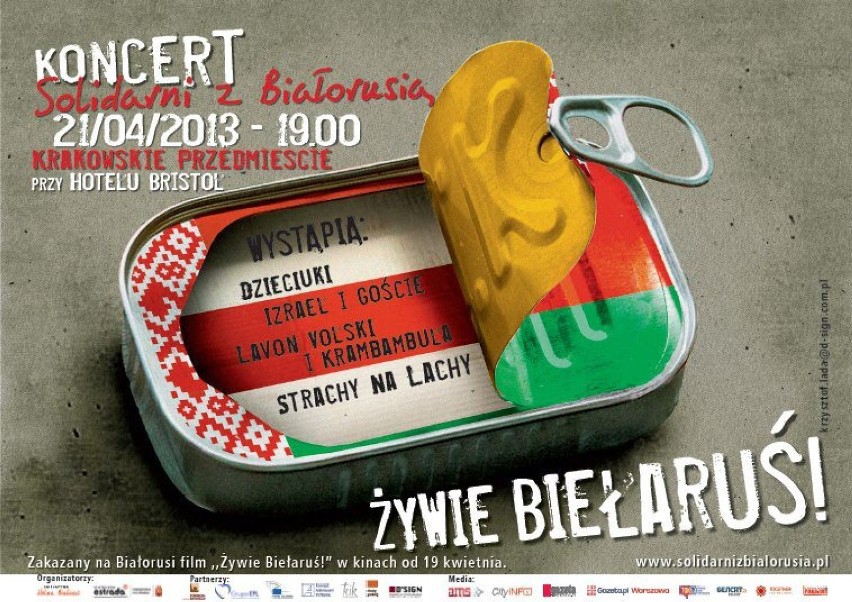 Solidarni z Białorusią 2013. Koncert w niedzielę