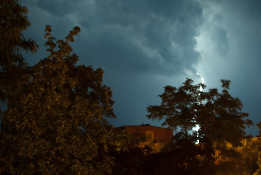 Głogów: Burza nad miastem (zdjęcia)