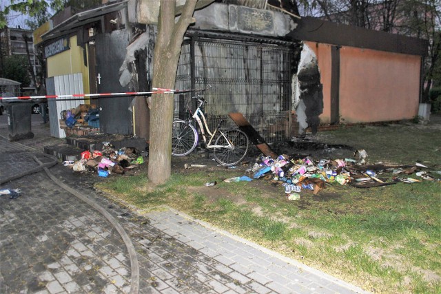 Gniezno: pożar w sklepie spożywczym. Policja zatrzymała mężczyznę