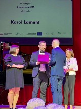 Karol Lament, dyrektor ZAZ Goleniów laureatem "Zachodniopomorskiej Magnolii EFS 2022"