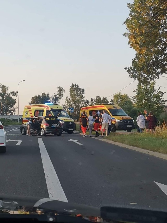 Wypadek w Fabiankach / Działania policji w Śmiłowicach