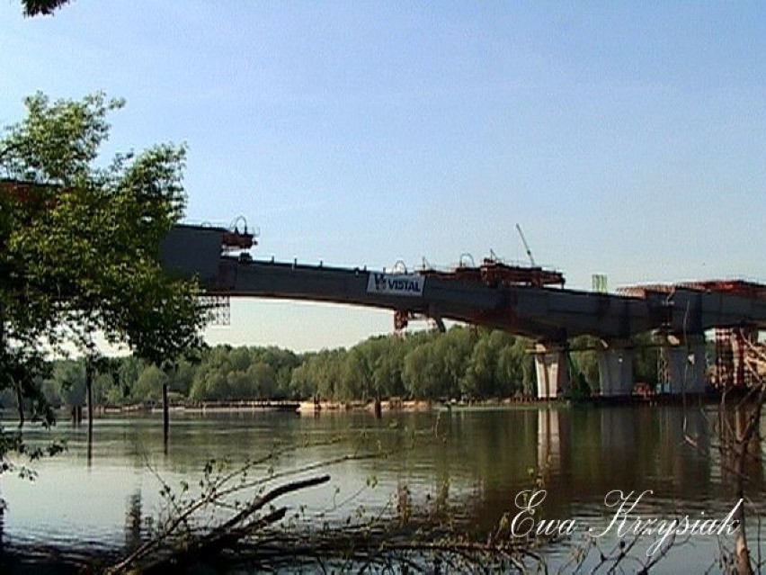 Widok na most od strony Tarchomina.  Fot. Ewa Krzysiak