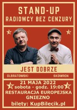 Gniezno. Stand up - Radiowcy Bez Cenzury. Wystąpią Tomasz Olbratowski i Przemysław Skowron