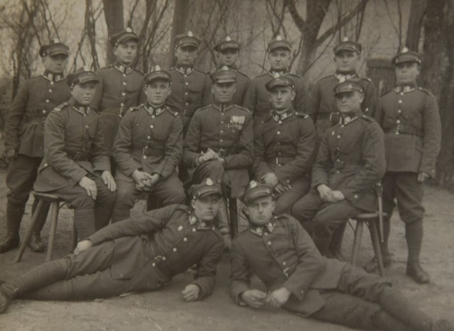Drużyna z 56 Pułku Piechoty Wielkopolskiej pod dowództwem sierż. Antoniego Ciepłego
